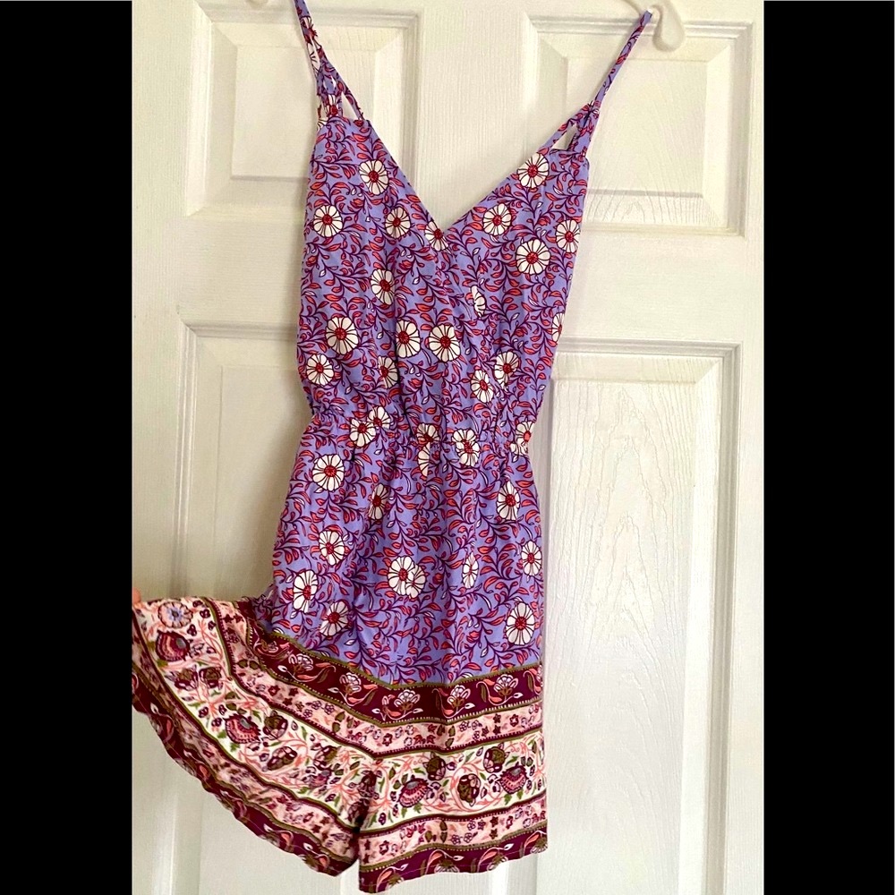 NEW AQUA BLOOMINGDALES EXCLUSIVE ROMPER
